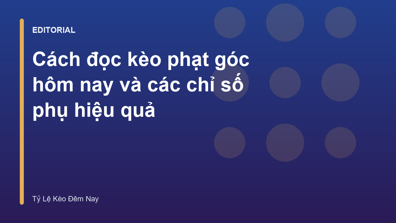 Người chơi đang phân tích bảng kèo phạt góc